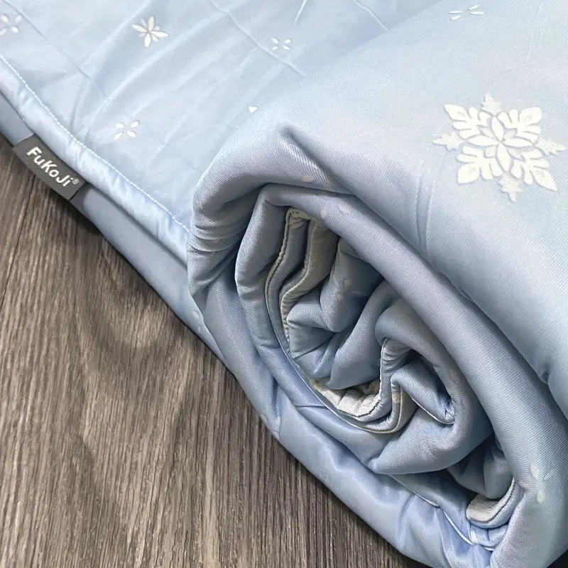 Chăn Hè Mền Thun Lạnh Chần Bông Cao Cấp FuKoJi Size 2mx2m1 4