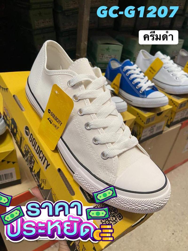 Product Introduction of รองเท้าผ้าใบโกลซิตี้ ทรงสวย ทนทาน ใส่ได้ทุกโอกาส รุ่น1207 9