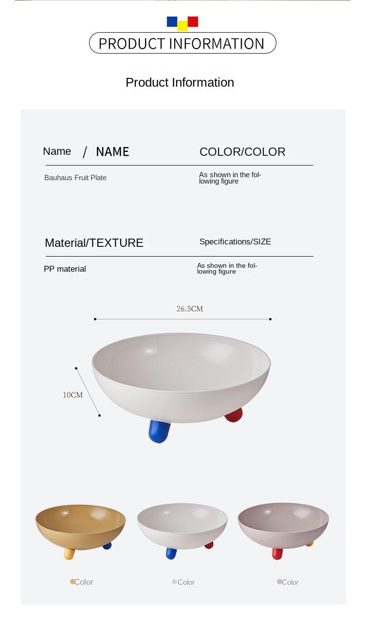 Product Introduction of Creative snack tray, candy tray, fruit tray with high aesthetic value, living room coffee table, fruit tray, household dried fruit tray, high footed fruit tray 9