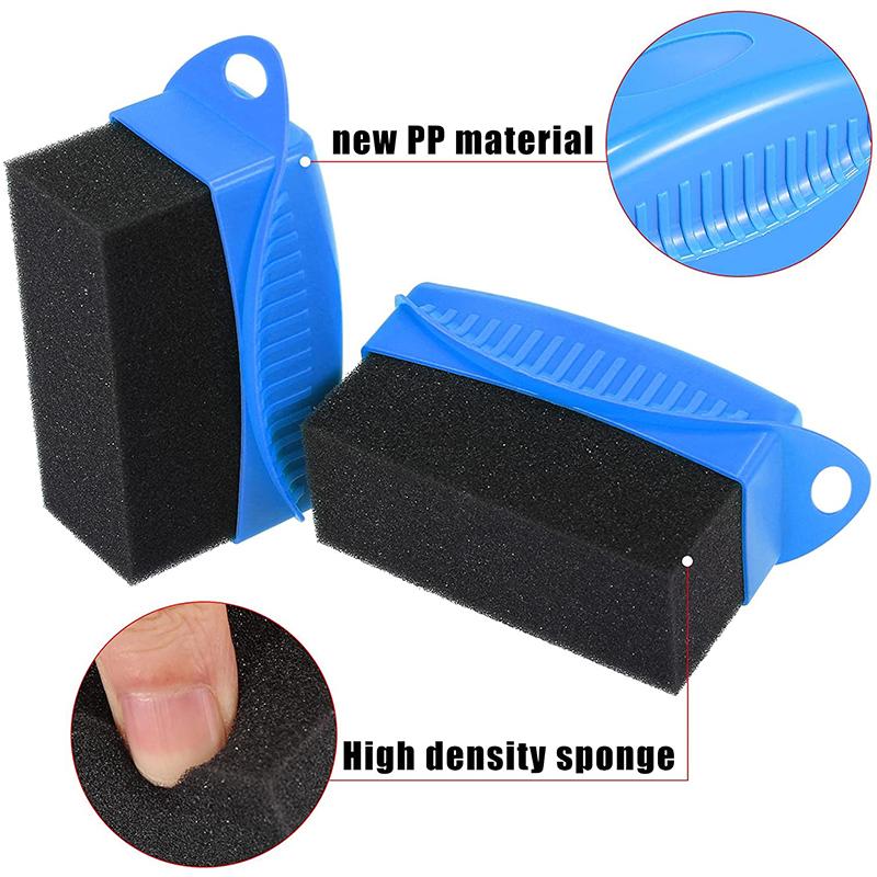 Product Introduction of Car Wheel Polishing Waxing Sponge Washing Cleaning Tire Contour Brush With Cover ABS Dressing Applicator Pads Detail Accessories 12