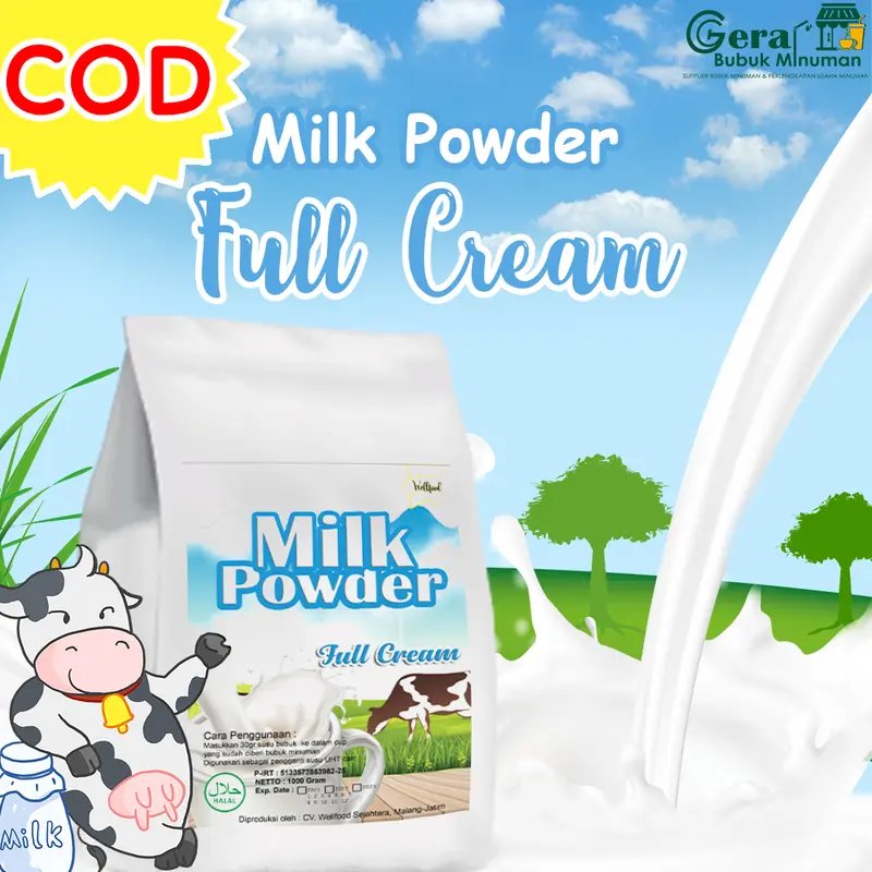 Susu Bubuk Full Cream 1 Kg - Pengganti UHT 0