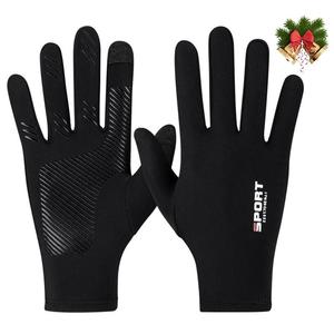 Guantes para Deportes al Aire Libre, Guantes para Pantalla Táctil, Diseño Antideslizante, Guantes de Invierno a Prueba de Viento y Térmicos para Ciclismo, Correr, Senderismo, Caminar, Pescar