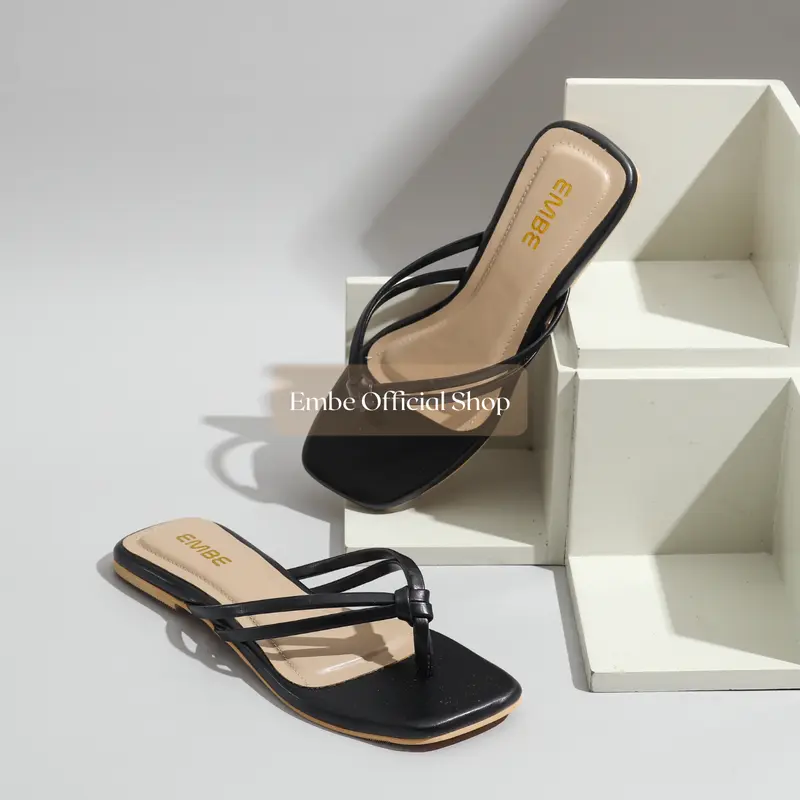 EMBE Diana Sandal Flat Jepit Teplek Wanita 1