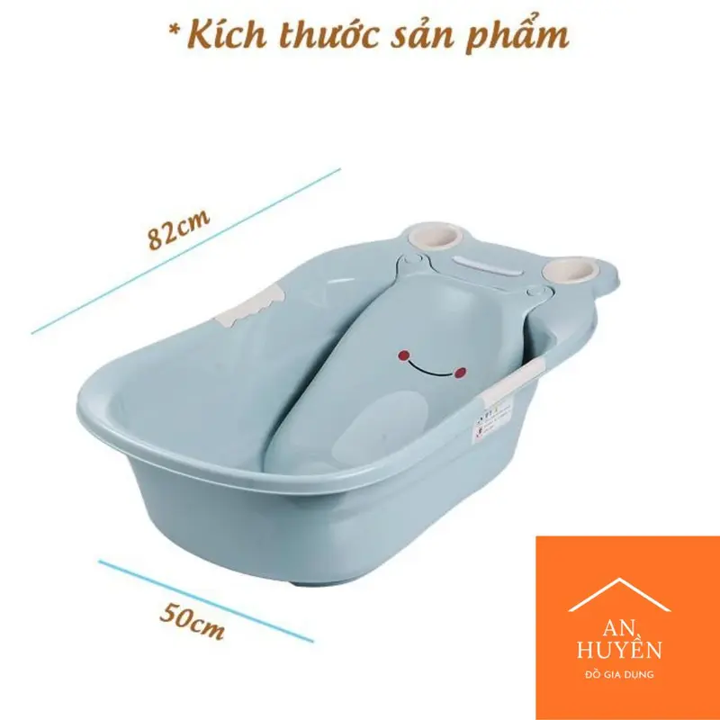 Chậu tắm ếch cho bé hàng Việt Nhật Cao Cấp -Thau tắm cho bé sơ sinh (MS:2203) -Buôn rẻ 01284 Kem Voi 3