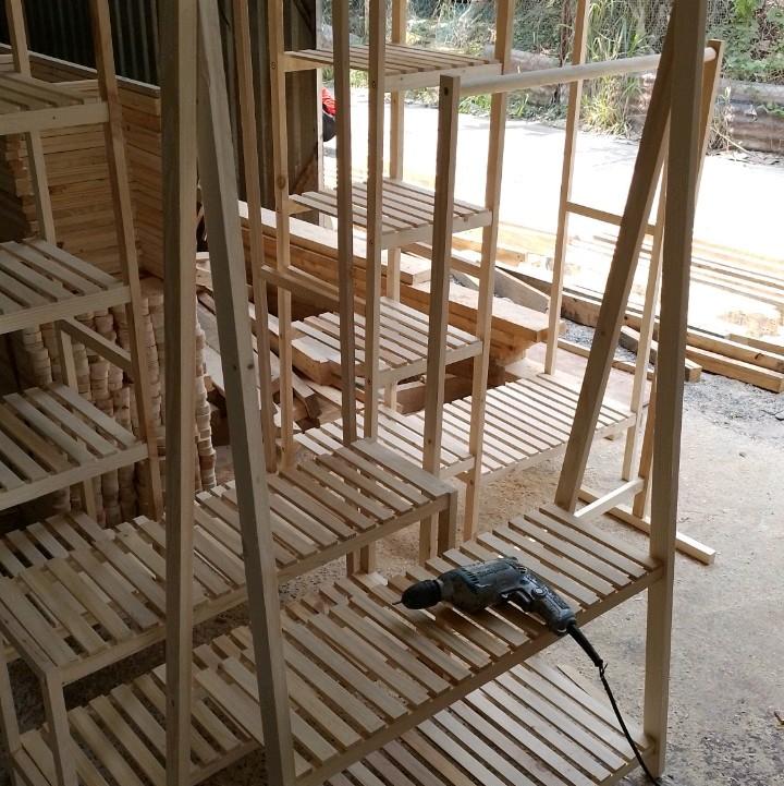Kệ treo quần áo A 2 tang T'Ha decor 5