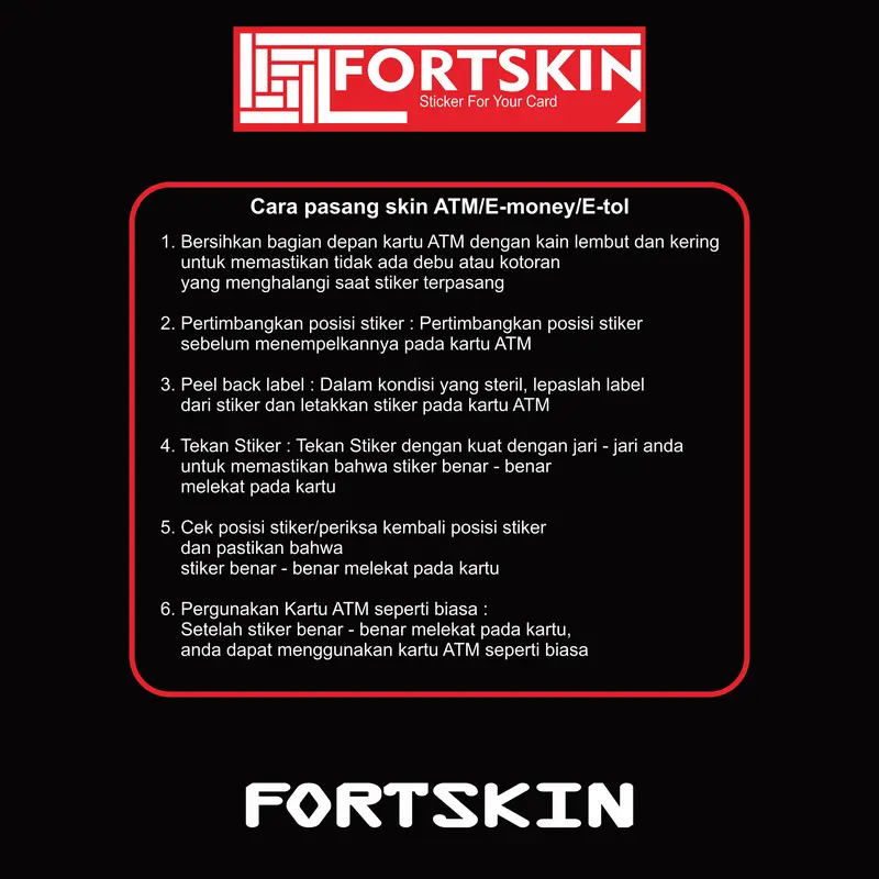 Skin stiker ATM ktep by fortskin Sticker 2