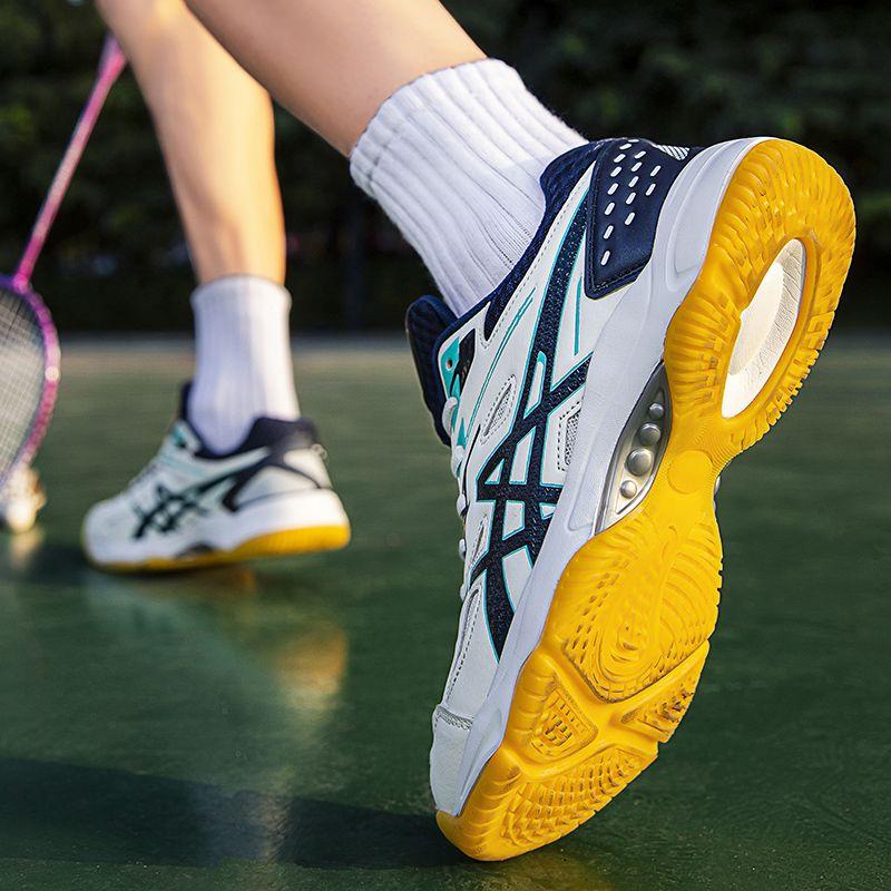 Product Introduction of Pudian Brand New Badminton Shoes for Men and Women, Non-slip and Wear-resistant Tennis Shoes, Breathable Professional Sports Competition Tennis Shoes for Men nam 18