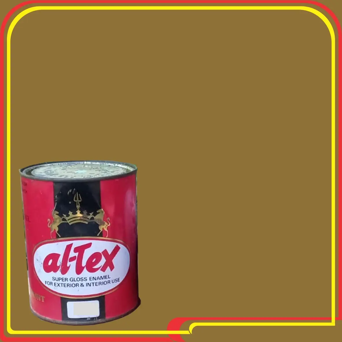 Cat Kayu dan Besi Altex Bronze 800 gram KODE 62