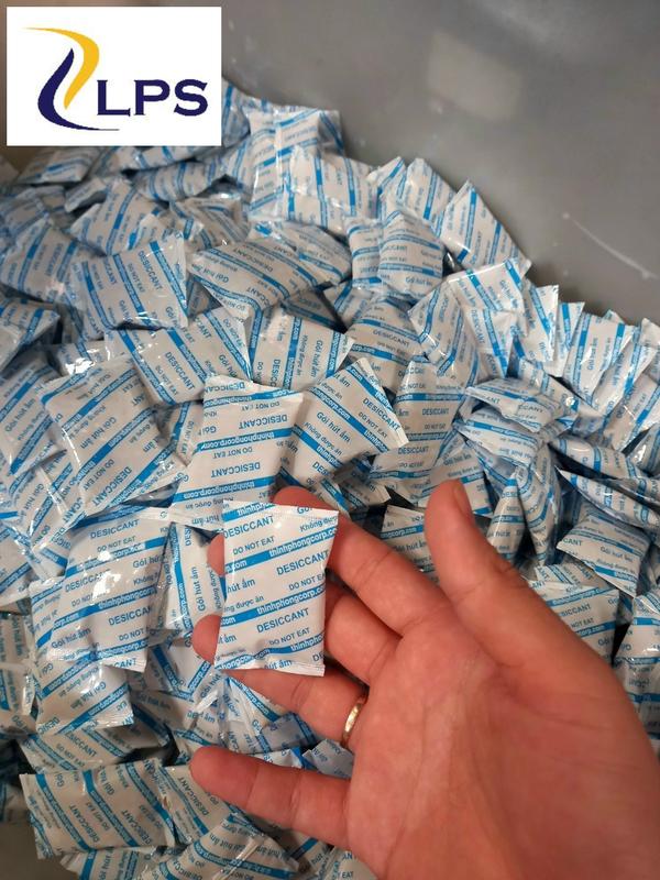  1kg túi chống ẩm 10g  100 gói  dùng cho thực phẩm quần áo giày dép 