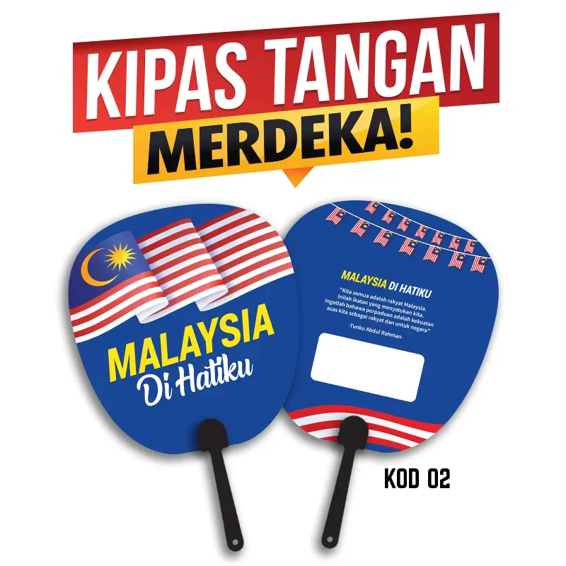 KIPAS TANGAN MERDEKA (MERDEKA HAND FAN) - TikTok Shop Malaysia