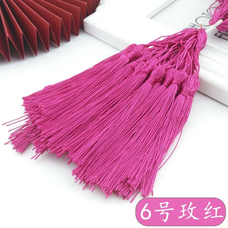 Mặt Dây Chuyền Tua Rua Phong Cách Trung Quốc Thủ Công 9mm, Phụ Kiện Xe Hơi, Đồ Trang Trí Tua Rua Lụa Trung Quốc Để Tự Làm, Tua Rua Bông Tua Rua Lụa Trung Quốc Diy 8