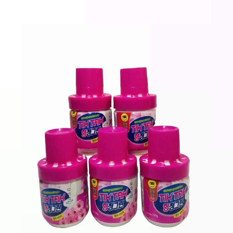 5 Cốc Thả Bồn Cầu Hàn Quốc Khử Mùi Hôi Diệt Vi Khuẩn Sáng Bóng Men Sứ Làm Sạch 150G