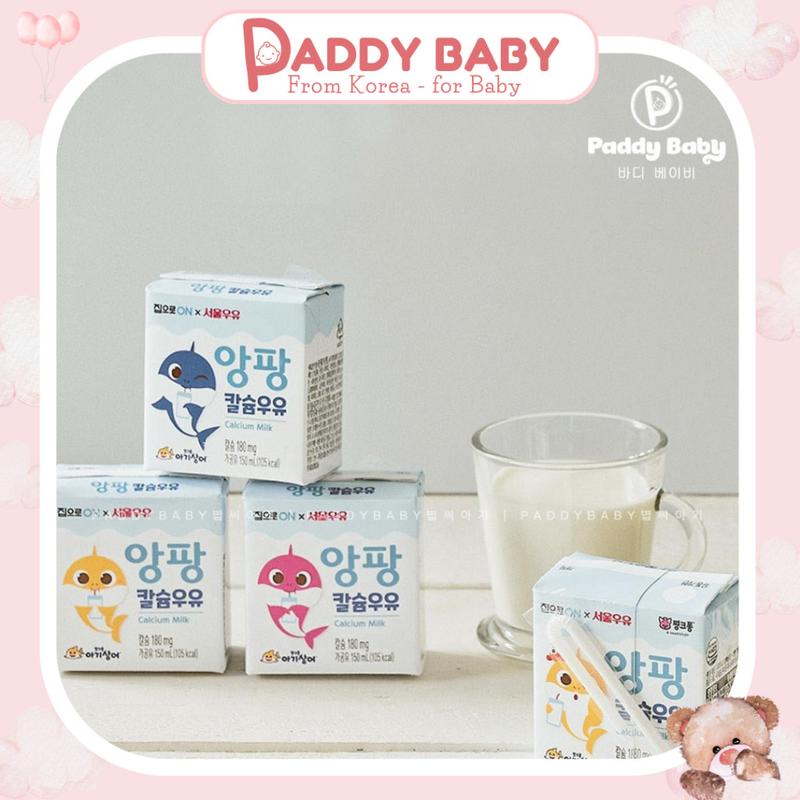 Sữa Seoul Milk x Home On Pinkfong Hàn Quốc cho bé