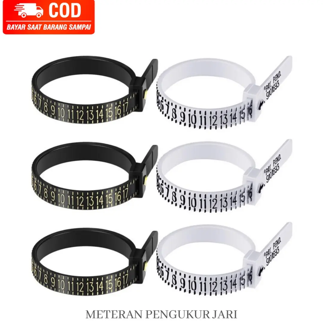 Alat Pengukur Cincin Ring Size Ukur Jari