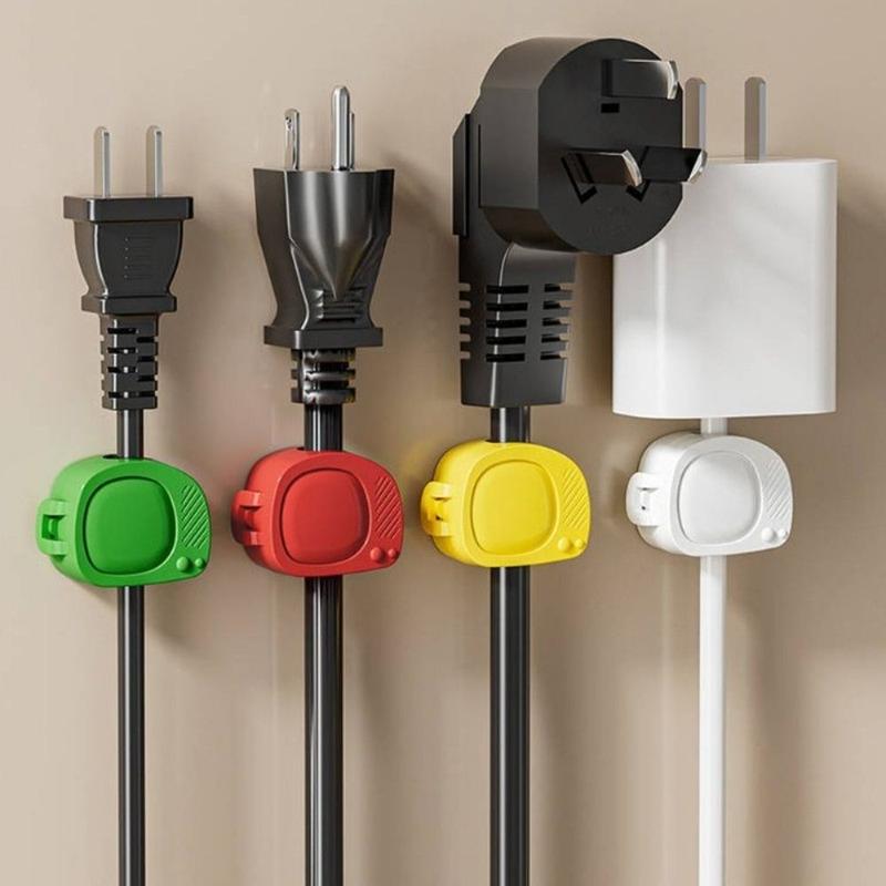 4Pcs Portable Self Adhesive Cable Organizer TV-shaped Cord Holder ...