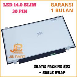 Dalle écran LED 14" NT140WHM-N41 V8.1 1366x768 30 Broches - Neuve Avec Fixations - Compatible Universel