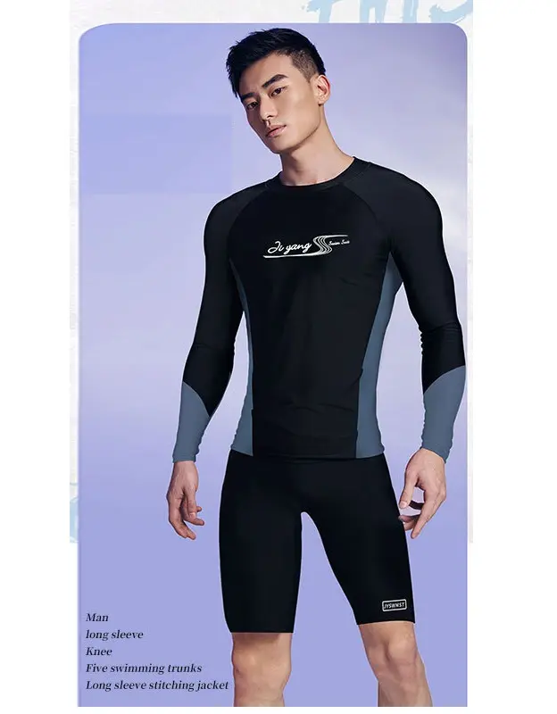 Đồ bơi nam dài tay chống nắng DN19