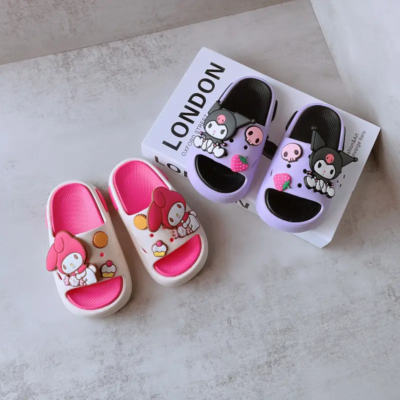 [Form Nhỏ] Dép Trẻ Em Sticker Hoạt Hình Dễ Thương, Nhựa EVA Siêu Nhẹ, Siêu Mềm Cho Bé Gái 2 - 10 Tuổi. SK281 2