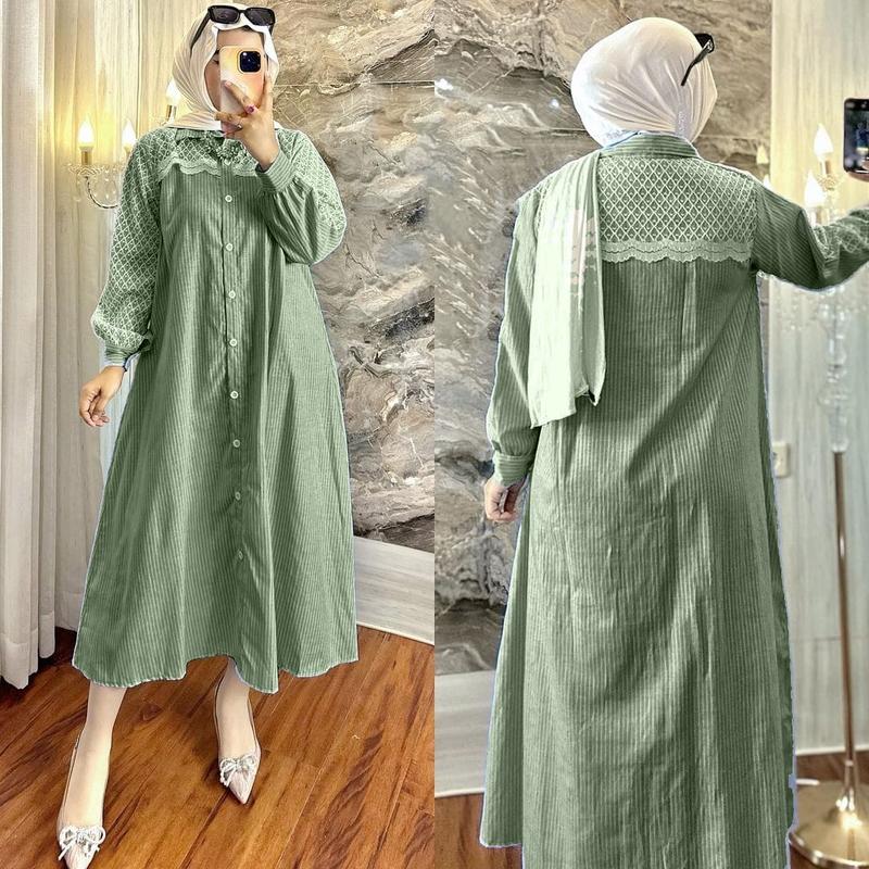 Product Introduction of Sheila Midi Gamis Muslim Wanita 0