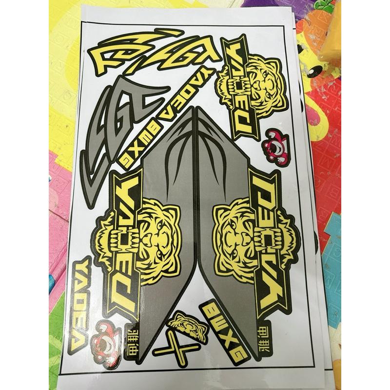 Tem hổ yadea chuẩn trung 3 lớp dán xe điện Xmen bao 1 năm không bong hàng loại 1 Nhãn Dán Decal