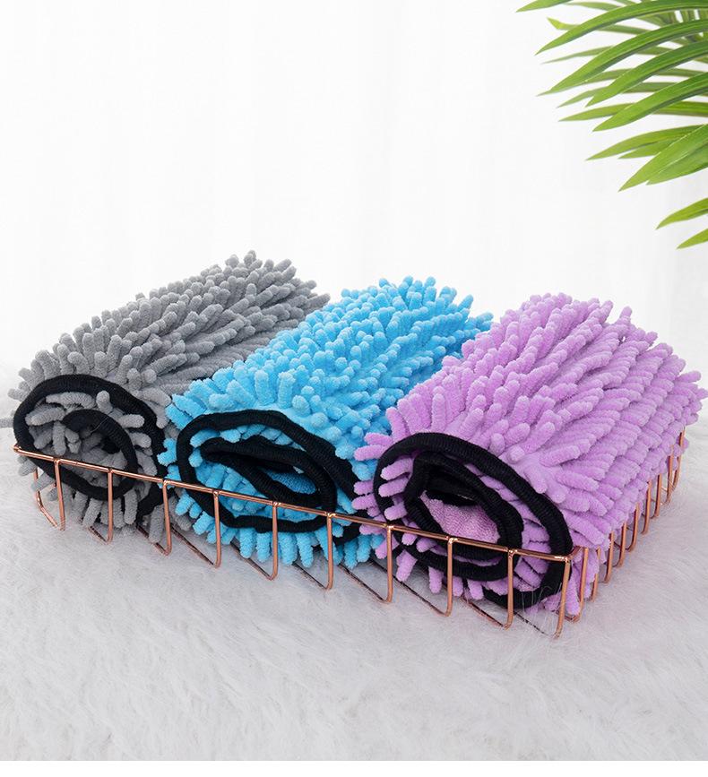 Product Introduction of Soft Dog Bath Robe Towel Quick Dry Pet Towel Fiber Absorbent Cat Bath Towel Convenient Pet Cleaning Washcloth Dog Accessories 16