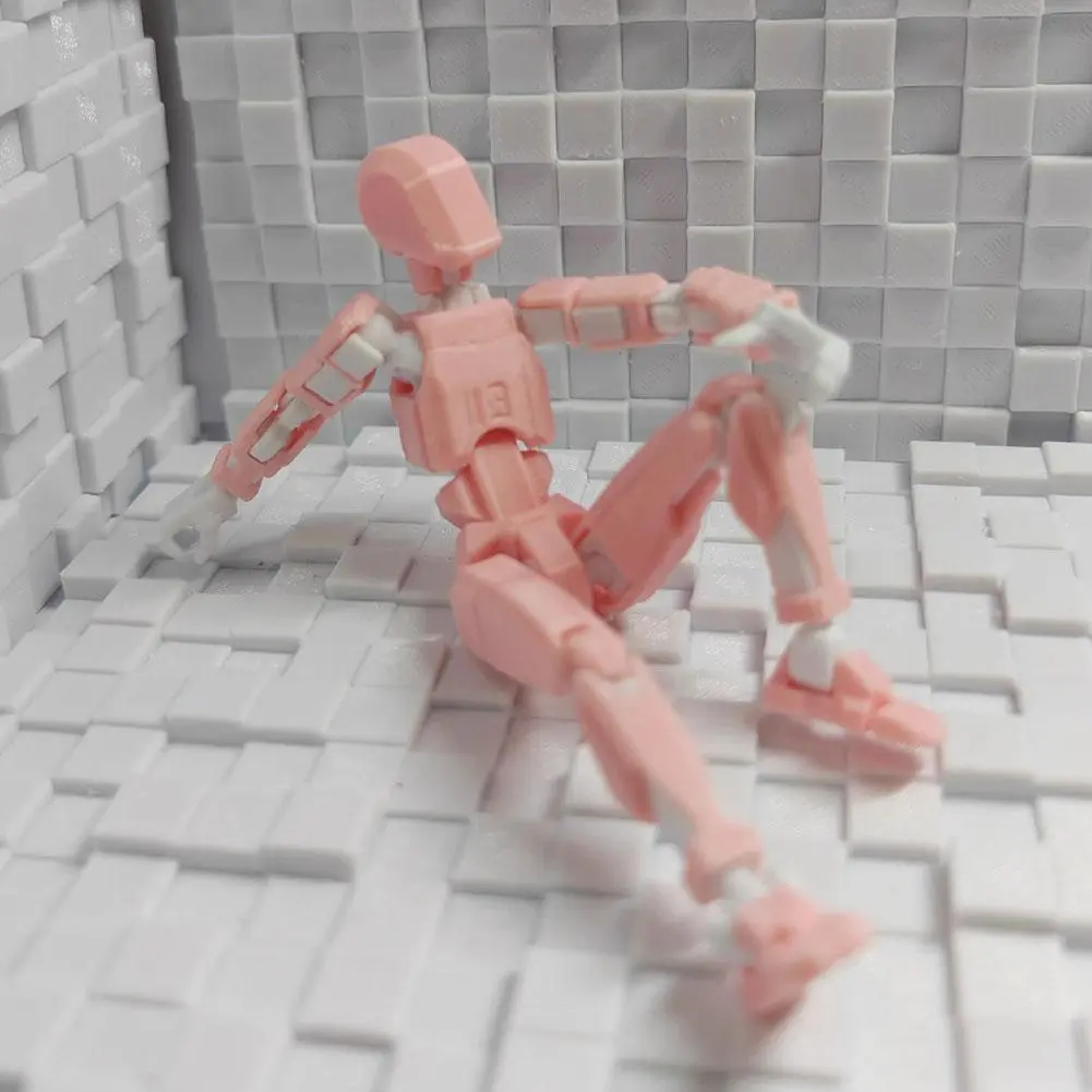 3D Printed Action Figure Titan 13 Action Figure Articulate Movable ...