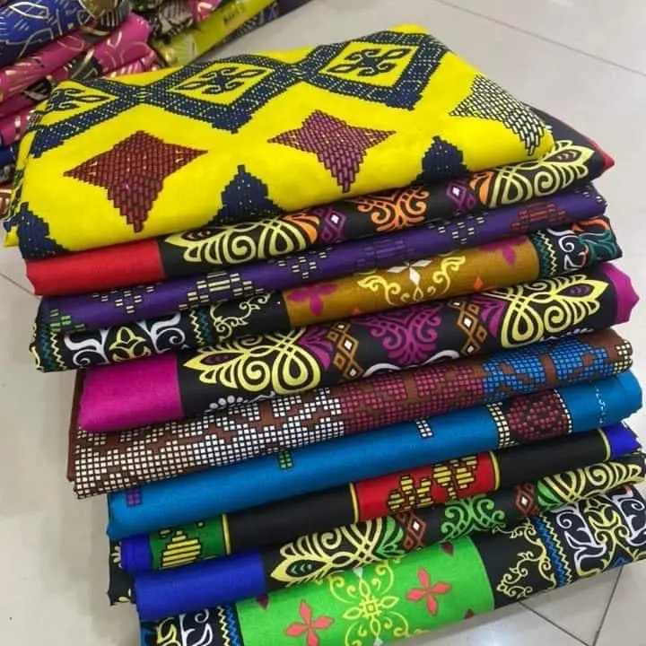 DOUBLE SIZE BUNDLE MALONG BATIK ,COTTON,DIAMOND GOLD