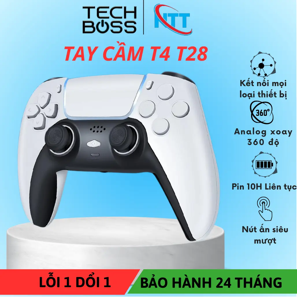 Tay Cầm Chơi Game P4 Plus. Tay Cầm Blutooth và dây Chơi Fifa Online 4, FC Mobile, Liên quân.. cho / Ios / Android pin 800mha, rung cực mạnh. Tương thích mọi thiết bị. Tặng bọc joystick ngẫu nhiên Bluetooth
