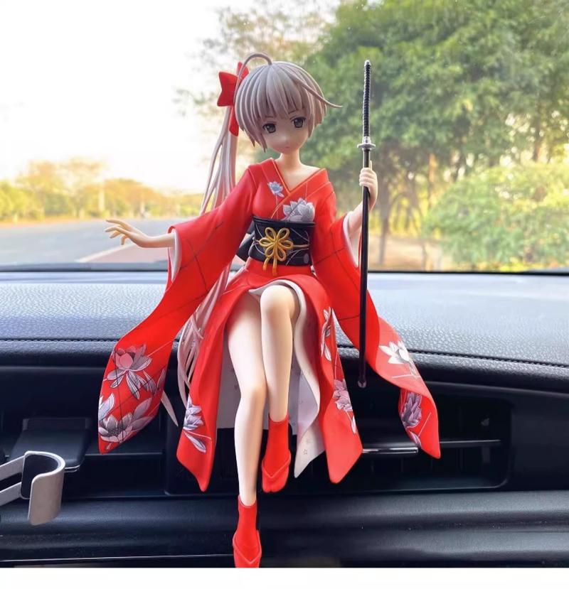 Product Introduction of Sora Car Decoration Two-Dimensional Animation Hand-Made Chassis Decoration Beauty Yosuga No Sora Car Interior 5