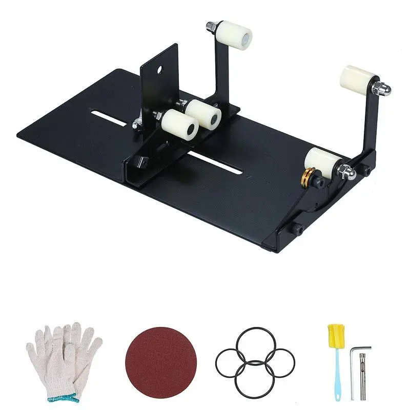 Glass Bottle Cutting Tool Set, Adjustable Glass Bottle Cutter, Including Replacement Blade, Gloves & Sandpaper, Suitable for Creating Storage Boxes from Wine Bottles