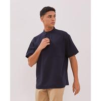 Gambar AMK Kemeja Koko Pria Lengan Pendek KK BB Mali Ss Navy Blue - S dari AMK Store Kab. Karanganyar 2 Tokopedia
