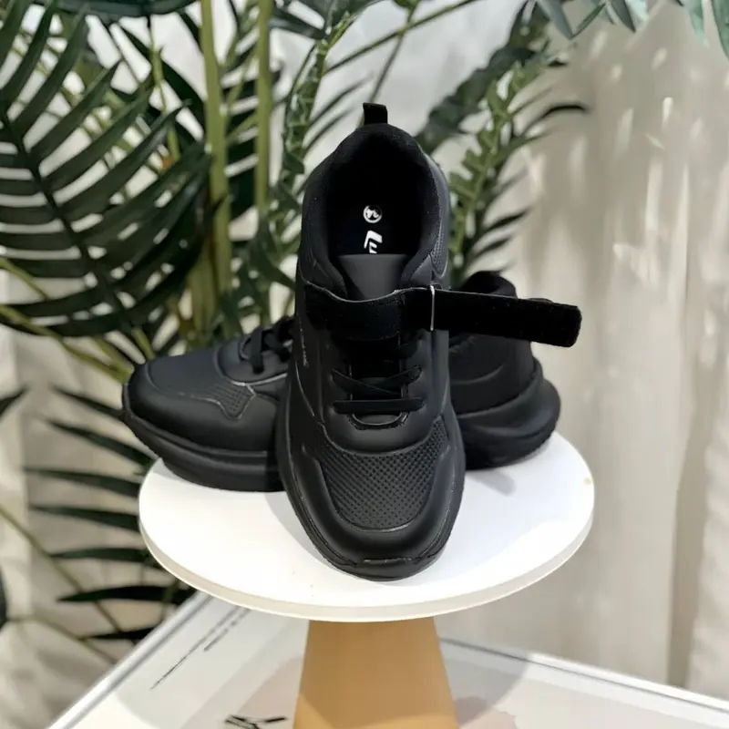 LVR Ricky FREE BOX SIZE 31-36 Sepatu Sneakers Anak Sepatu Sekolah Anak Sepatu Hitam Anak LV0686 8