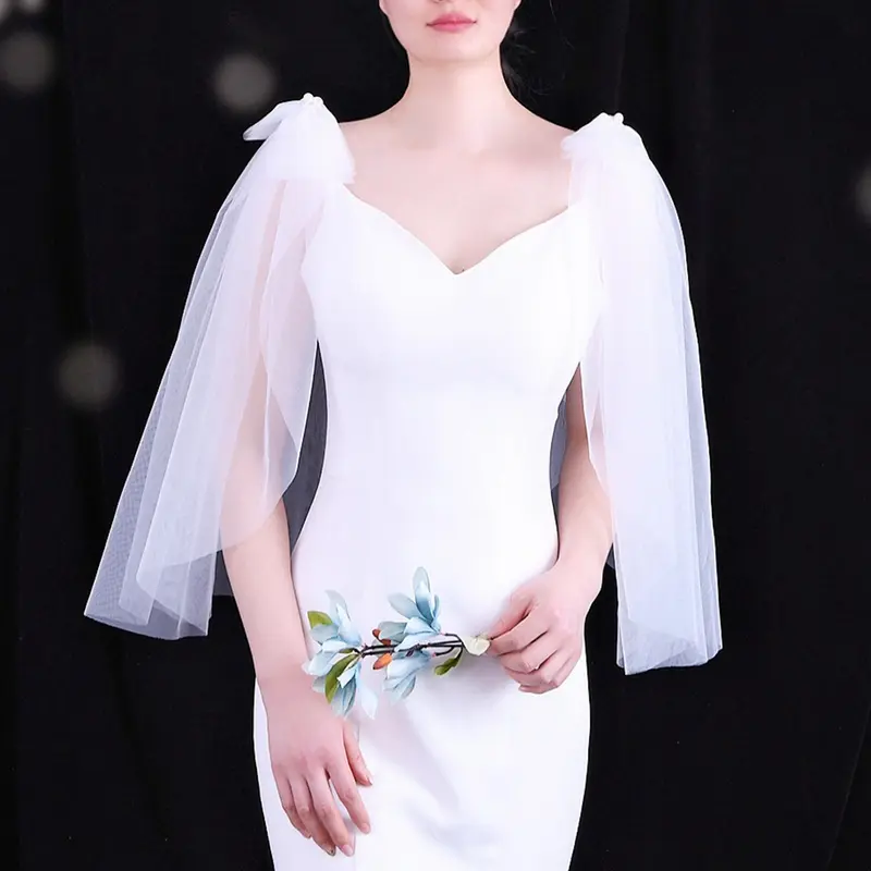 Khăn Choàng Sợi Nhẹ Cho Cô Dâu, Váy Dạ Hội Cho Tiệc Cưới Và Trang Trọng, Váy Dịp Đặc Biệt 2