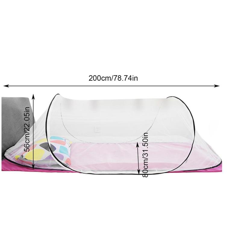 Product Introduction of Mosquito Net For Trips Anti Mosquito For Girl Single Bed Folding Portable Adjustable Luxury Mosquito Net For Bed With Zipper 16