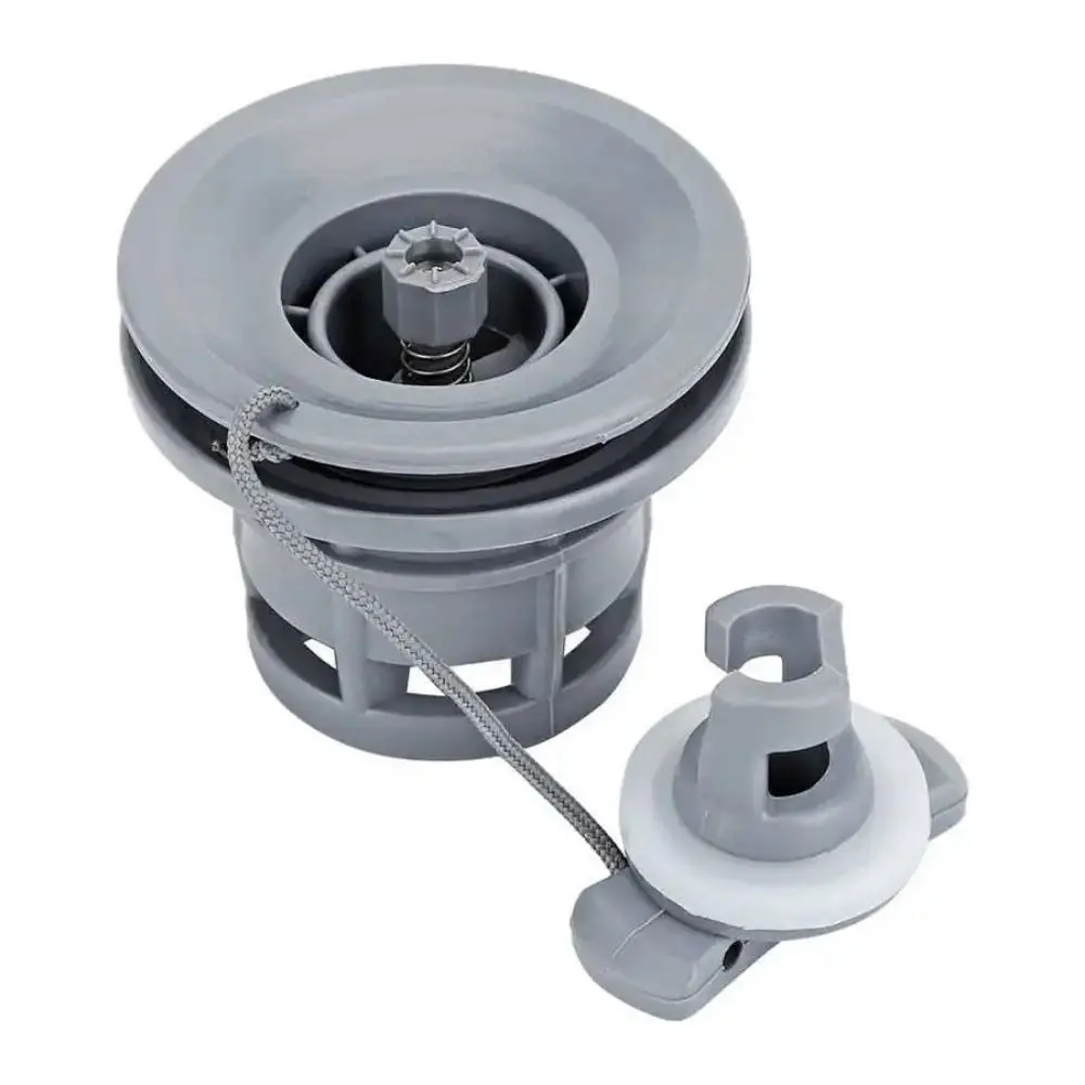 New Replacement Rowing Boat Air Valve PVC Double Seal Air Gas Valve Cap Inflatable Boat Grey Boat Accessories