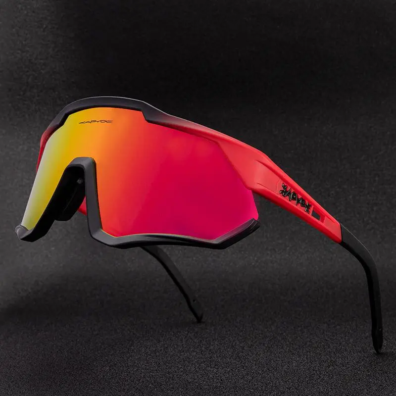 KAPVOE Cycling Glasses Outdoor Sport UV400 Protection  Motorcycle Driving Cycling Sunglasses MTB Mountain Fishing Hiking HD Goggle Running Bike Eyewear