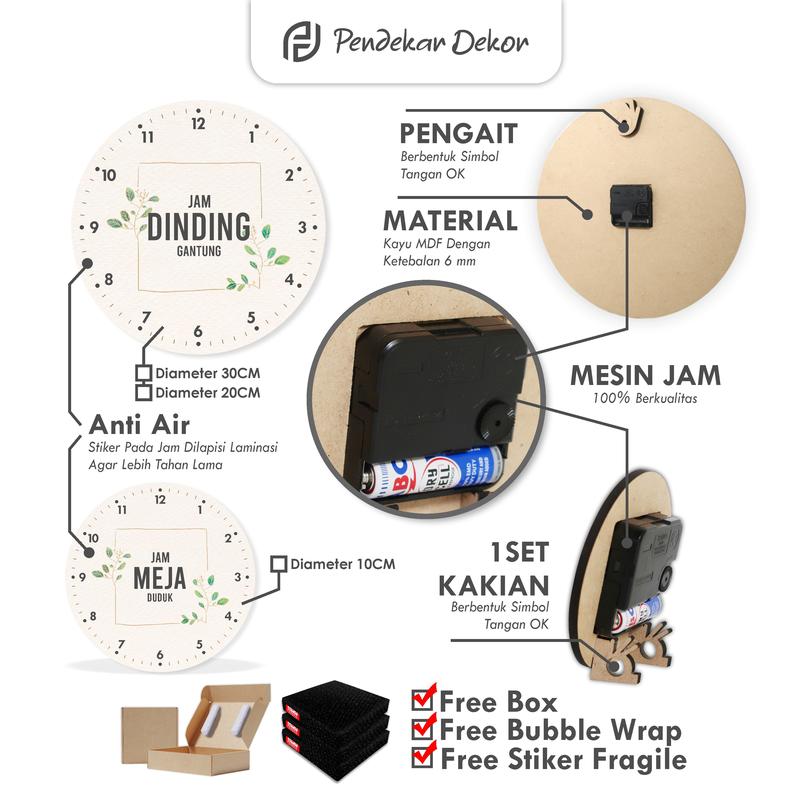 Product Introduction of Jam Dinding Kayu  Anime One Piece Pajangan Minimalis Classic Unik Dekorasi Shabby Mesin 21