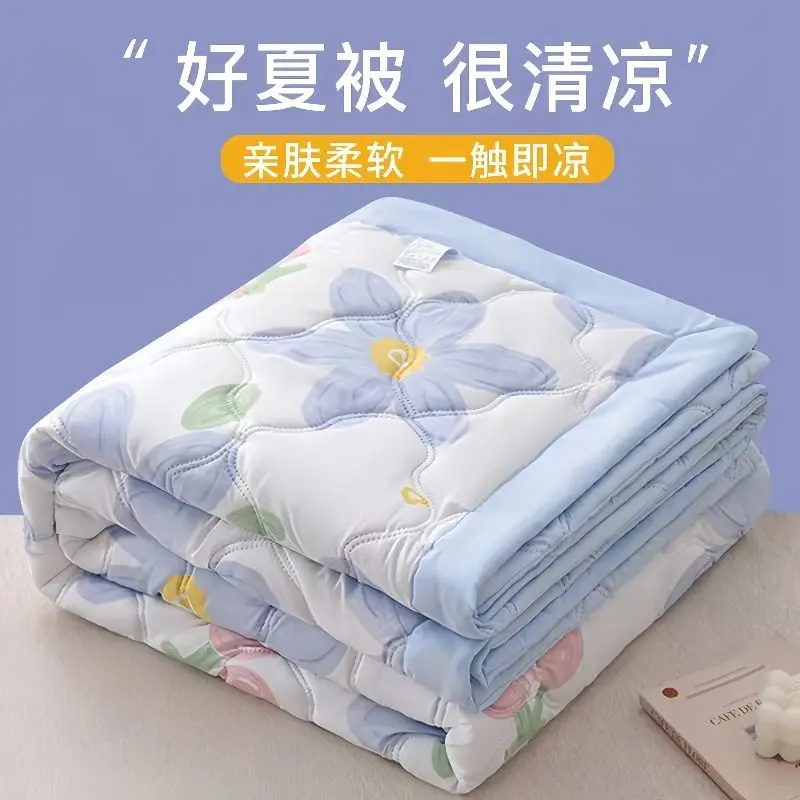 Chăn mùa hè, vỏ thông, mỏng, thích hợp cho mùa xuân và mùa thu, chăn đôi hoặc đơn, cho nghỉ trưa của trẻ em hoặc chèn chăn, 2023, mùa hè mỏng, 2024