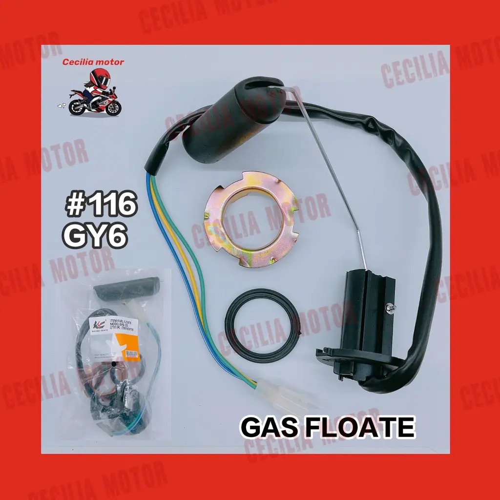 MOTORCYCLE PARTS FUEL FLOATER FOR XRM, WAVE125, MIO, GY6, KYMCO ...