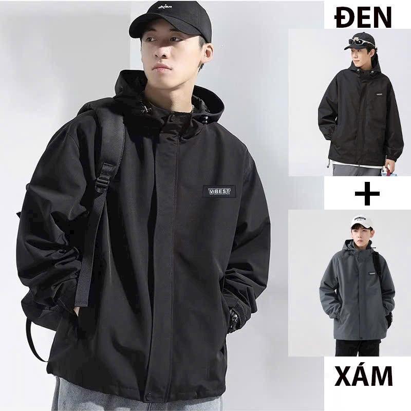 [ 45kg-120kg] Áo khoác gió nam nữ cản gió , chống nước phong cách thể thao
