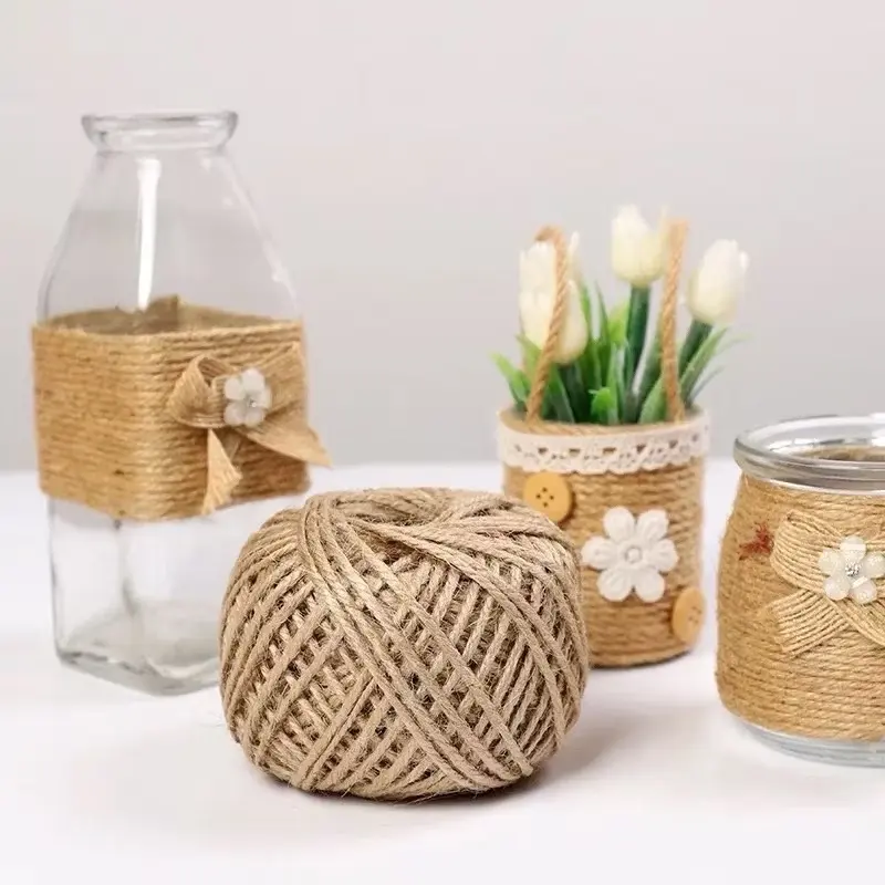 Cuộn dây thừng gai (30m), dây thừng vintage trang trí, làm đồ hanmade Diy 3