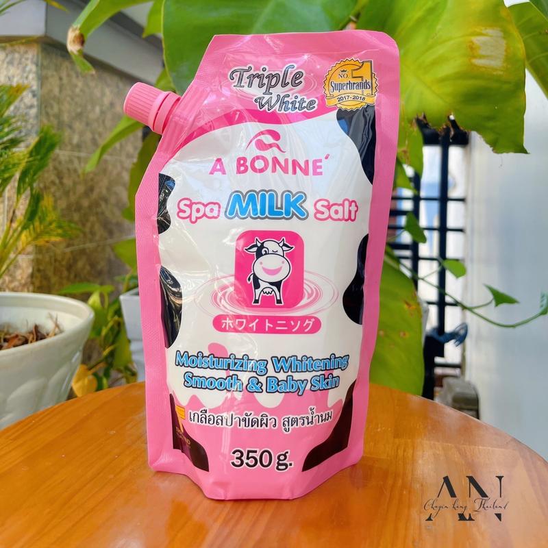 Combo Sữa tắm Alpha Arbutin 350ml + Tẩy tế bào chết muối bò 350g + vỉ Alpha tẩy  da 1