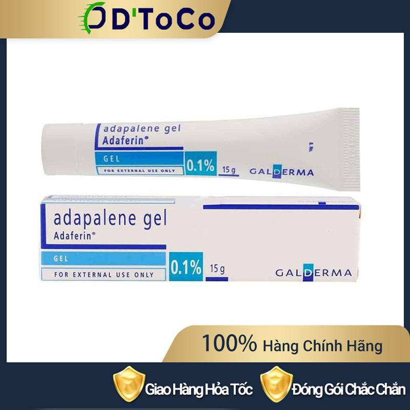 Adapalene Gel 0.1% Kem Bôi Mụn Ẩn, Trứng Cá, Đầu Đen