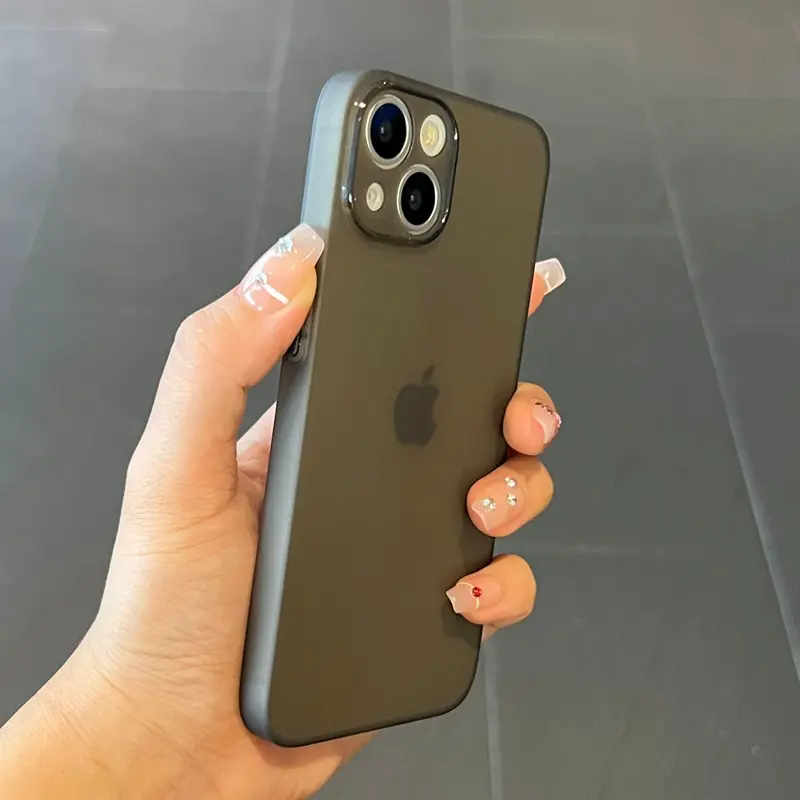 Ốp Điện Thoại Silicon Mềm, Lớp Hoàn Thiện Lì Siêu Mỏng, Dành Cho iPhone 11 12 13 14 15 Pro Max Plus, Ốp Lưng Ốp Lưng Trong Suốt 8