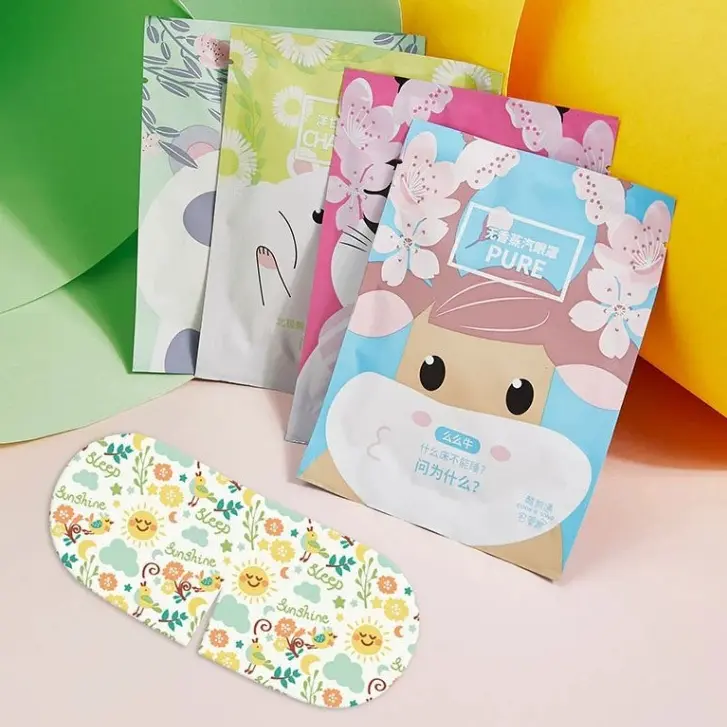 Mặt nạ xông hơi mắt bằng nhiệt giúp giảm mỏi mắt dễ dàng Mặt nạ hấp mắt dùng một lần giúp làm ấm, giảm quầng thâm và thư