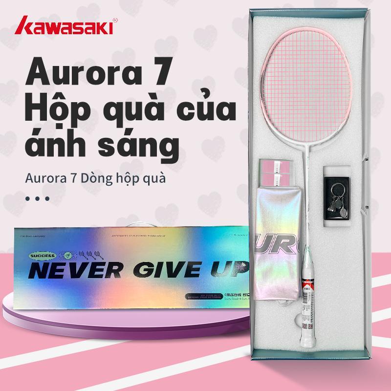 Vợt Cầu Lông Kawasaki Aurora 7 Chính Thức Và Thật Sợi Carbon Hoàn Toàn Siêu Nhẹ Thích Hợp Cho Người Mới Bắt Đầu Và Thanh Niên Vợt Cho Bé Gái Đi Kèm Với 1 Túi Nhung 2 Đầu Cắm Tay Cầm 1 Móc Khóa Quà Tặng Đi Kèm Quà Tặng Miễn Phí