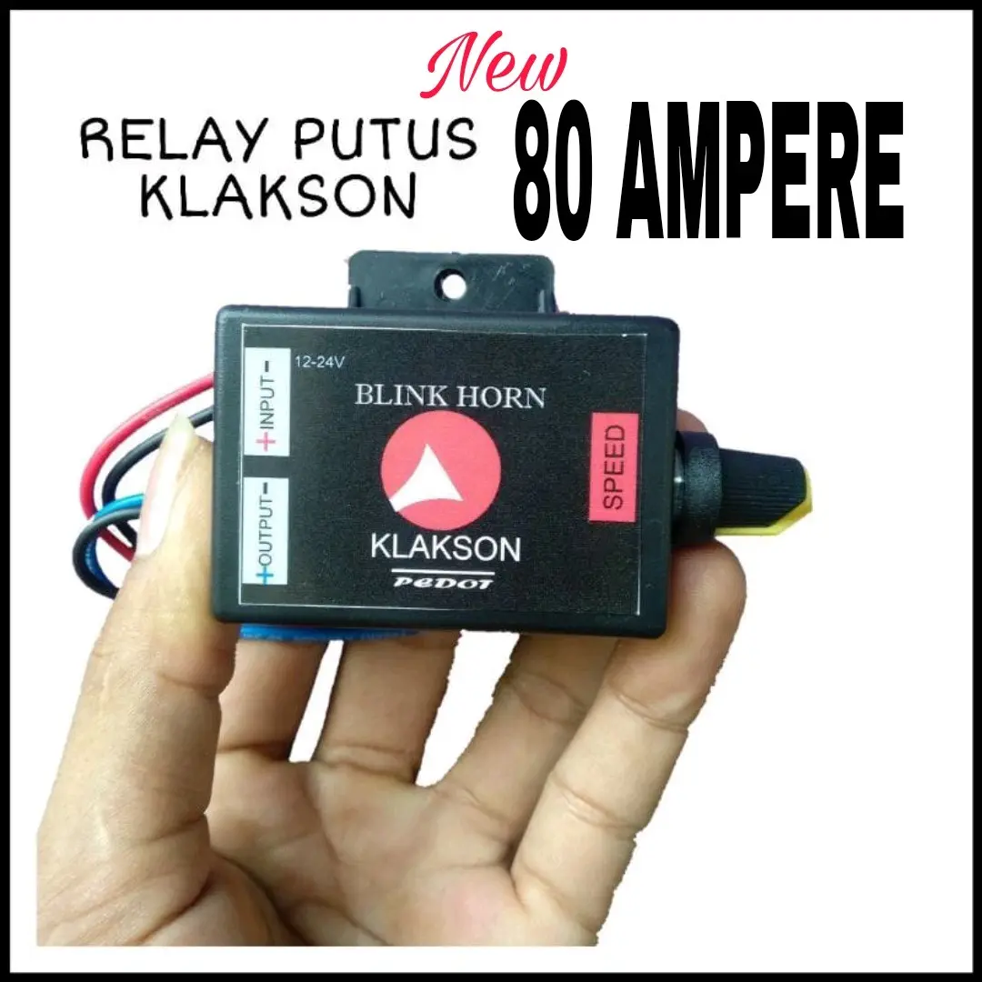 Modul Relay Putus2 12-24v klakson suara beruntun Alat