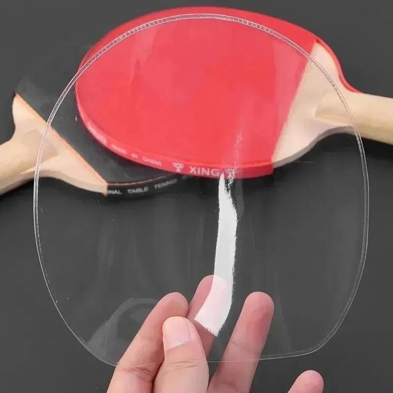 Professional Accessories Transparent Ping Pong Racket Protective Film Self Adhesive Rubber Dust Proof Racket Rubber Protective Film Sticky Table Tennis Paddle Maintenance Cover 4