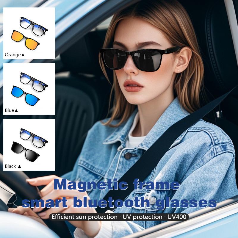 GS05 Bluetooth Glasses 36g Smart Touch Audio Music BT5.3 anti-blue light UV400 Polarized Lens women Smart glasses for men - Image 2