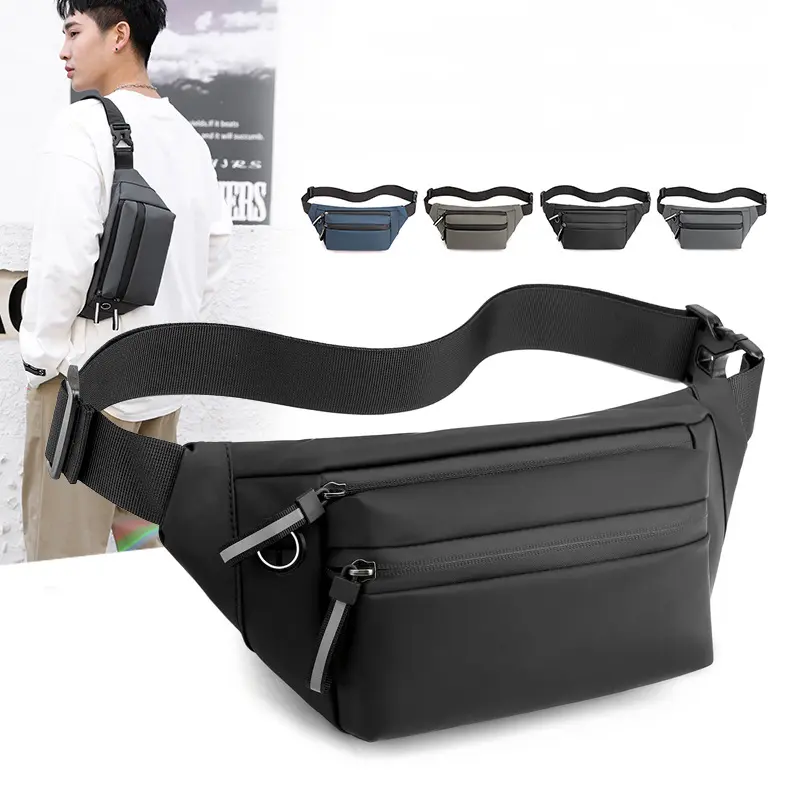 Túi thắt lưng không thấm nước cho nam giới Túi ngực thời trang Túi thắt lưng không thấm nước cho nam giới Túi thắt lưng thể thao ngoài trời Túi đeo vai  du lịch cho nam giới túi  đeo  chéo  nam túi  da  bò  sáp túi  mù  của  nam